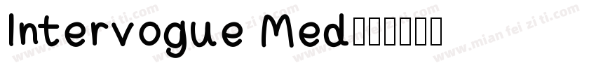 Intervogue Med字体转换